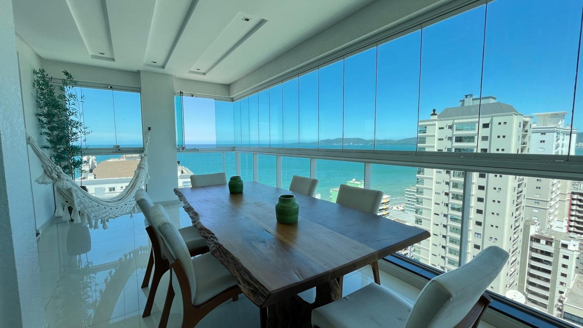 COBERTURA com belíssima vista para o mar e jacuzzi Itapema Exterior foto